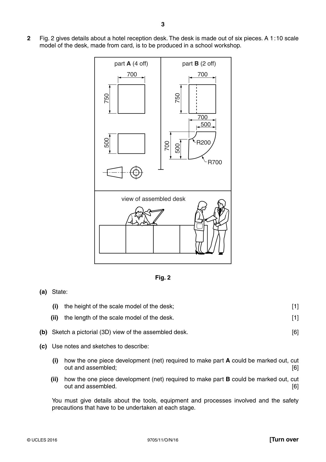 Cambridge A Level Design and Technology 9705 2016 Oct/Nov Paper 1 · Variant 1 question paper, page 3 of 12