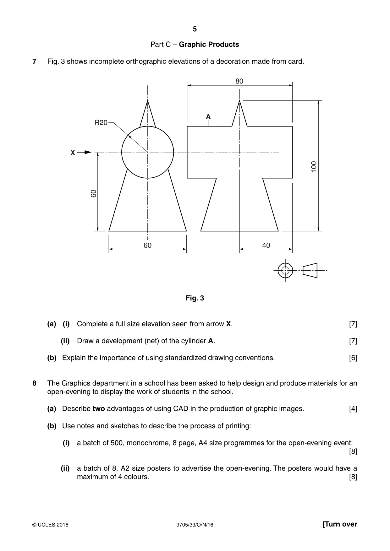 Cambridge A Level Design and Technology 9705 2016 Oct/Nov Paper 3 · Variant 3 question paper, page 5 of 12