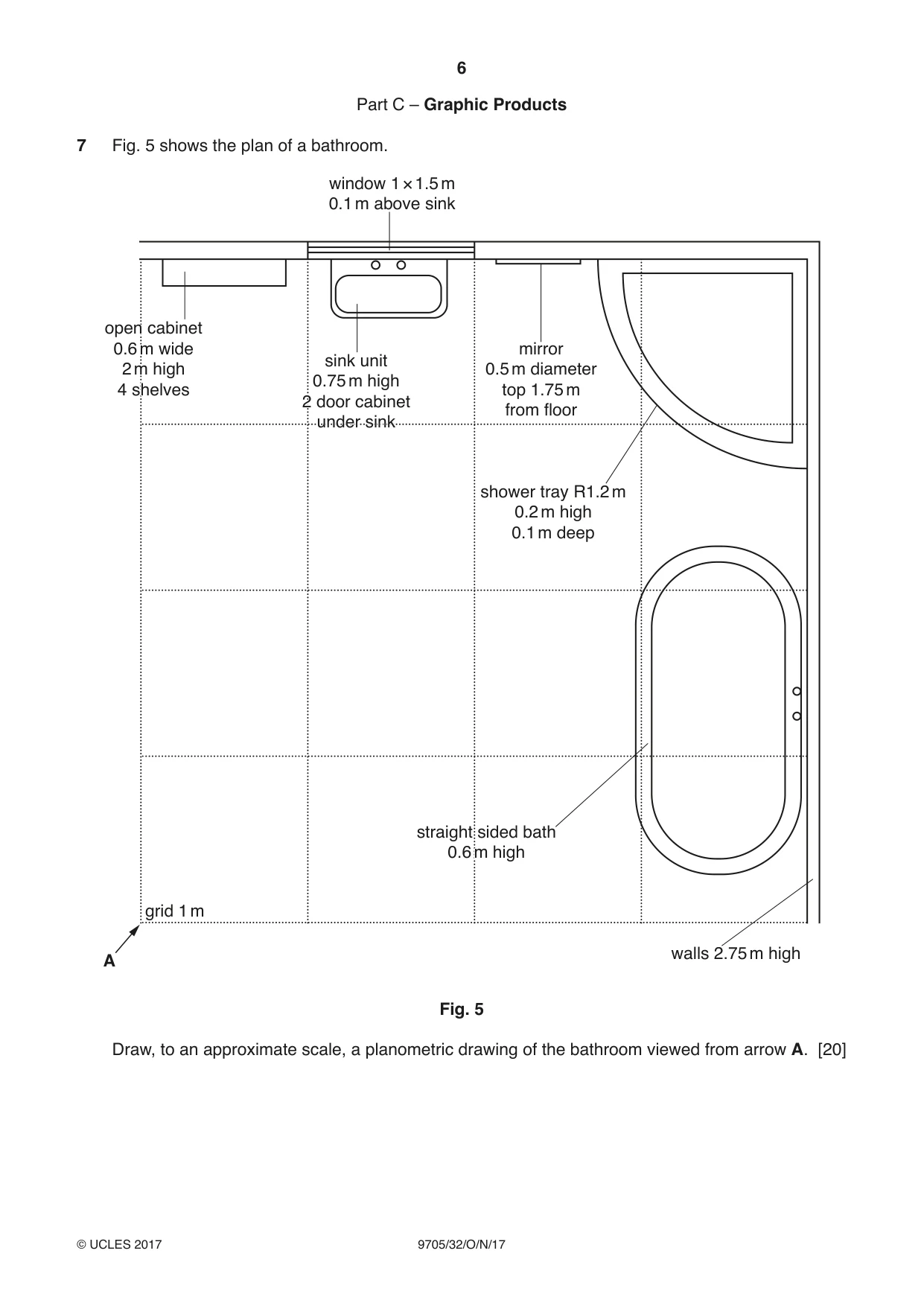 Cambridge A Level Design and Technology 9705 2017 Oct/Nov Paper 3 · Variant 2 question paper, page 6 of 12