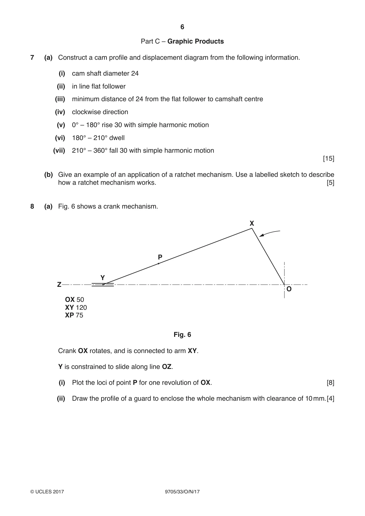 Cambridge A Level Design and Technology 9705 2017 Oct/Nov Paper 3 · Variant 3 question paper, page 6 of 12