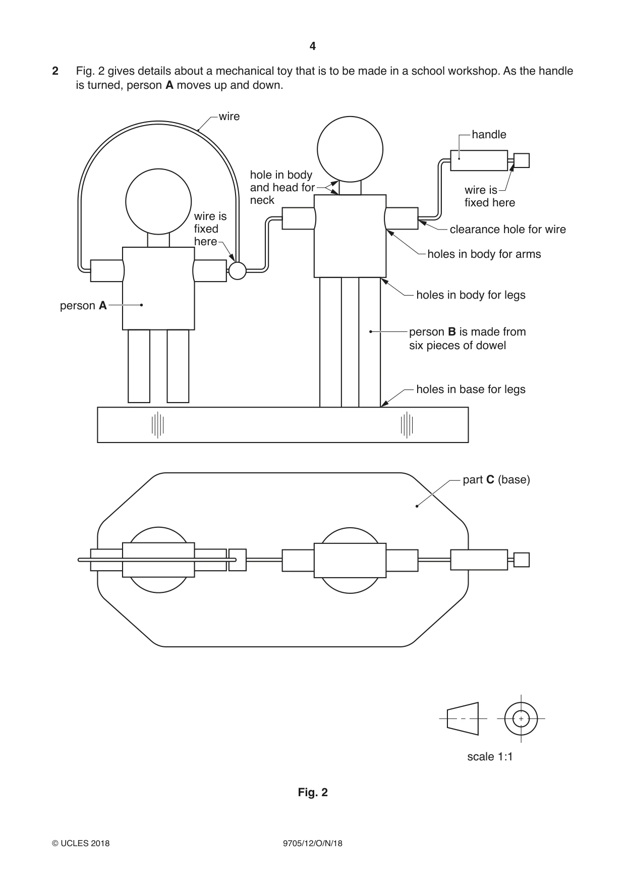 Cambridge A Level Design and Technology 9705 2018 Oct/Nov Paper 1 · Variant 2 question paper, page 4 of 16