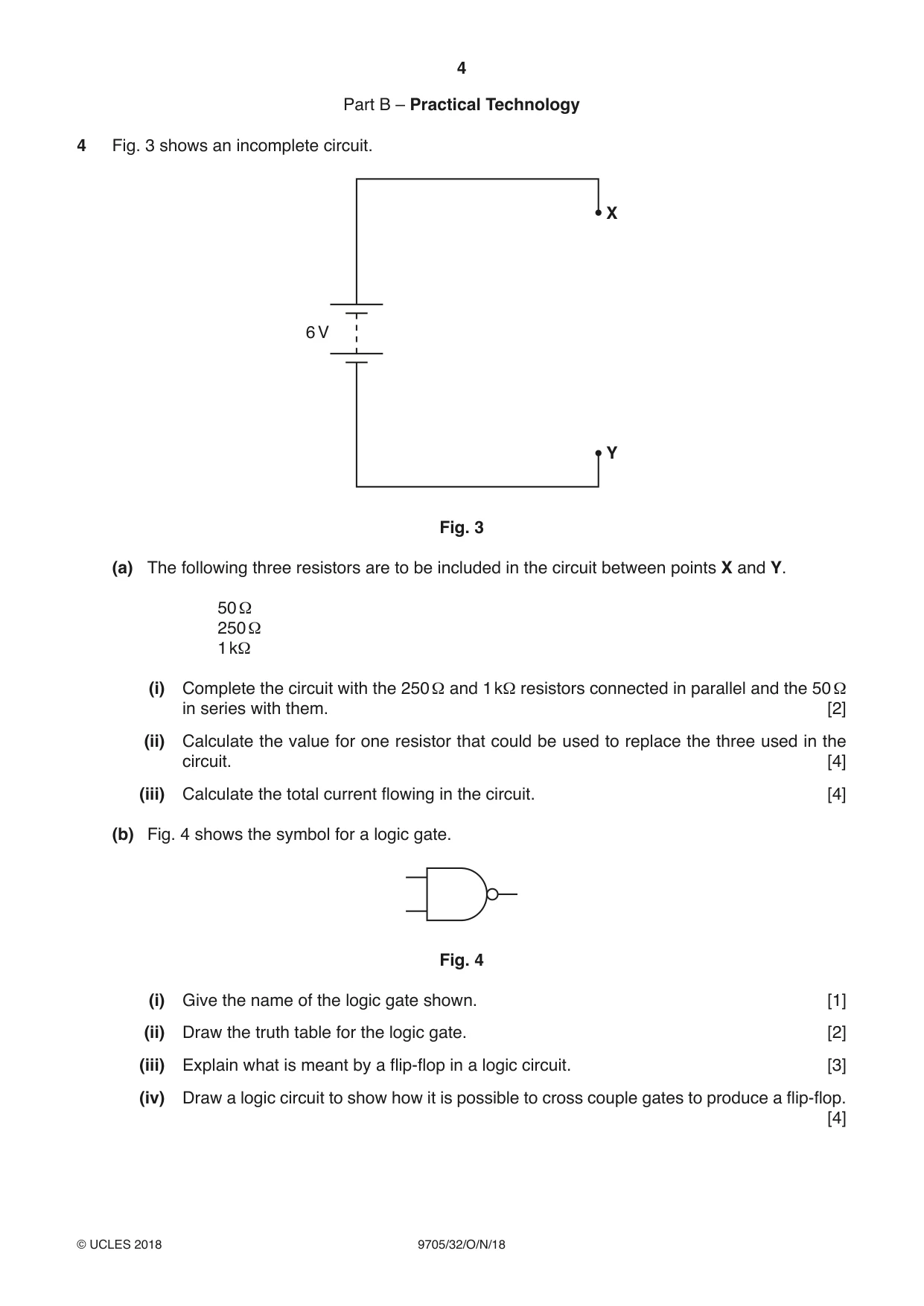 Cambridge A Level Design and Technology 9705 2018 Oct/Nov Paper 3 · Variant 2 question paper, page 4 of 12