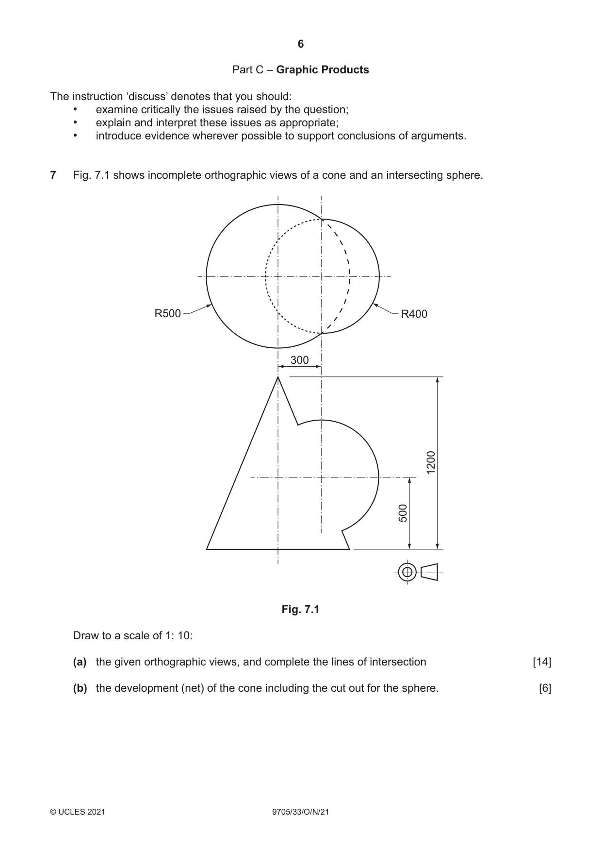 Cambridge A Level Design and Technology 9705 2021 Oct/Nov Paper 3 · Variant 3 question paper, page 6 of 12