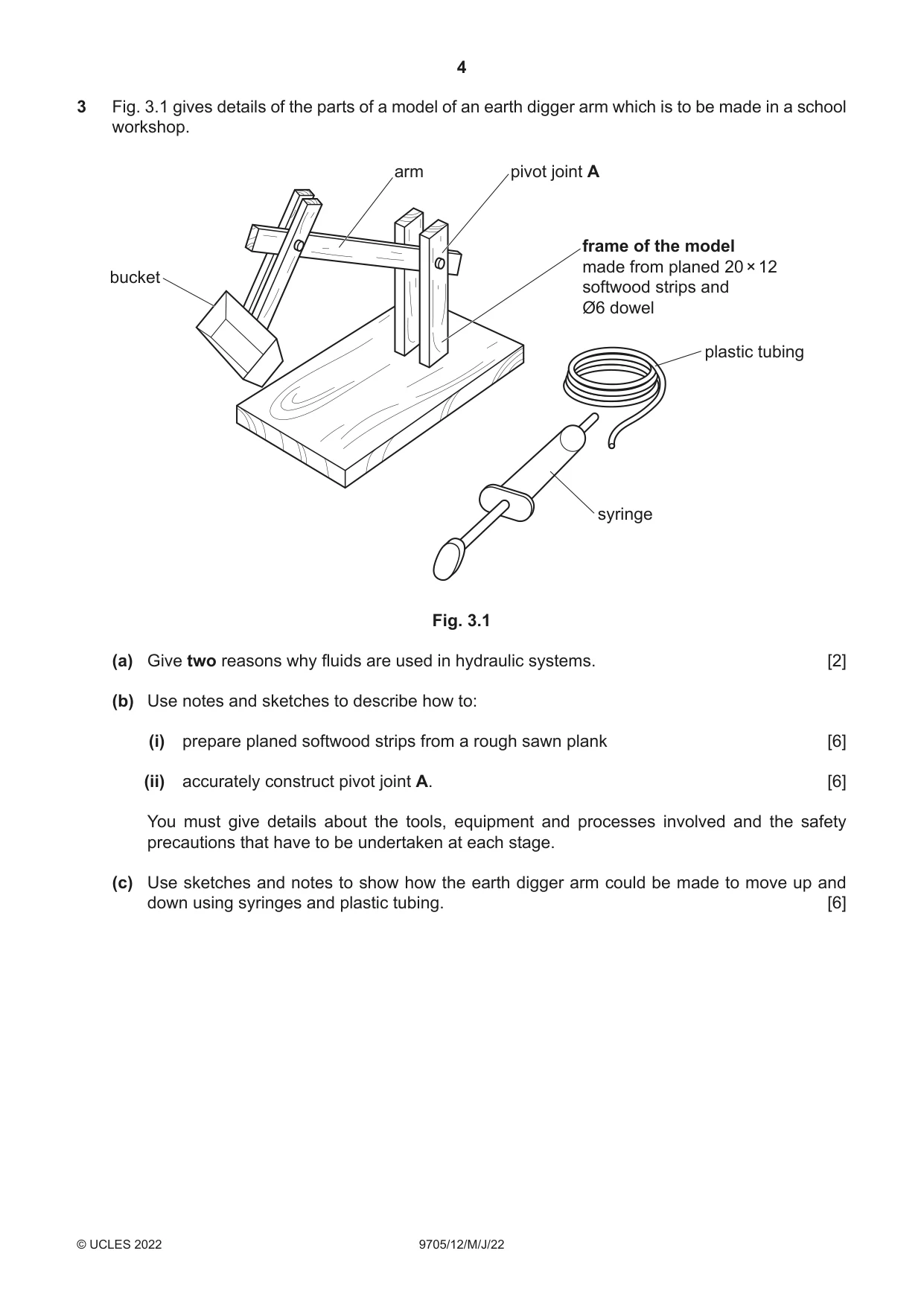 Cambridge A Level Design and Technology 9705 2022 May/June Paper 1 · Variant 2 question paper, page 4 of 12