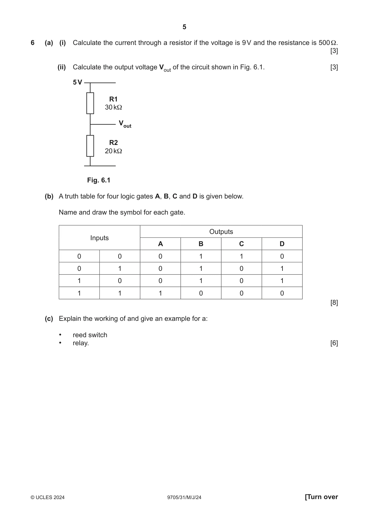 Cambridge A Level Design and Technology 9705 2024 May/June Paper 3 · Variant 1 question paper, page 5 of 12
