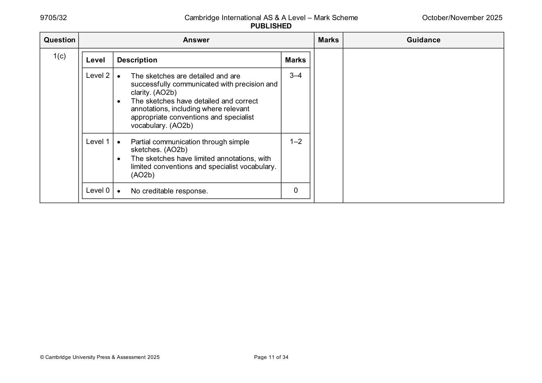 Mark scheme, page 11 of 34