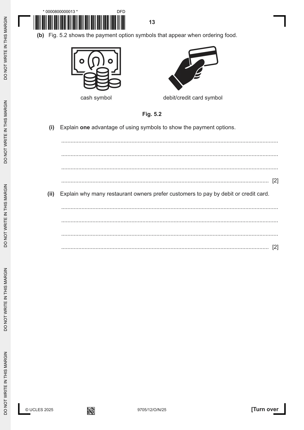 Cambridge A Level Design and Technology 9705 2025 Oct/Nov Paper 1 · Variant 2 question paper, page 13 of 20