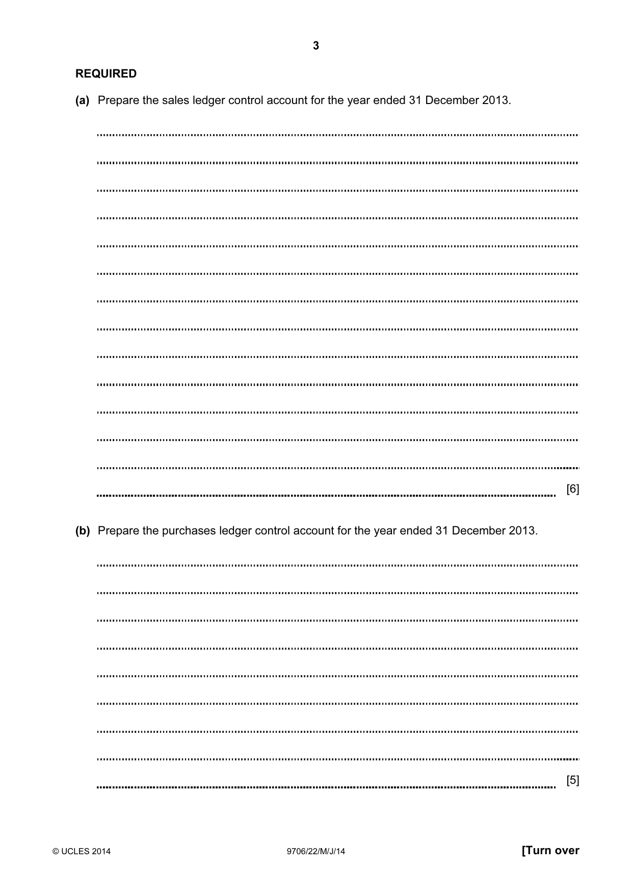 Cambridge A Level Accounting 9706 2014 May/June Paper 2 · Variant 2 question paper, page 3 of 12