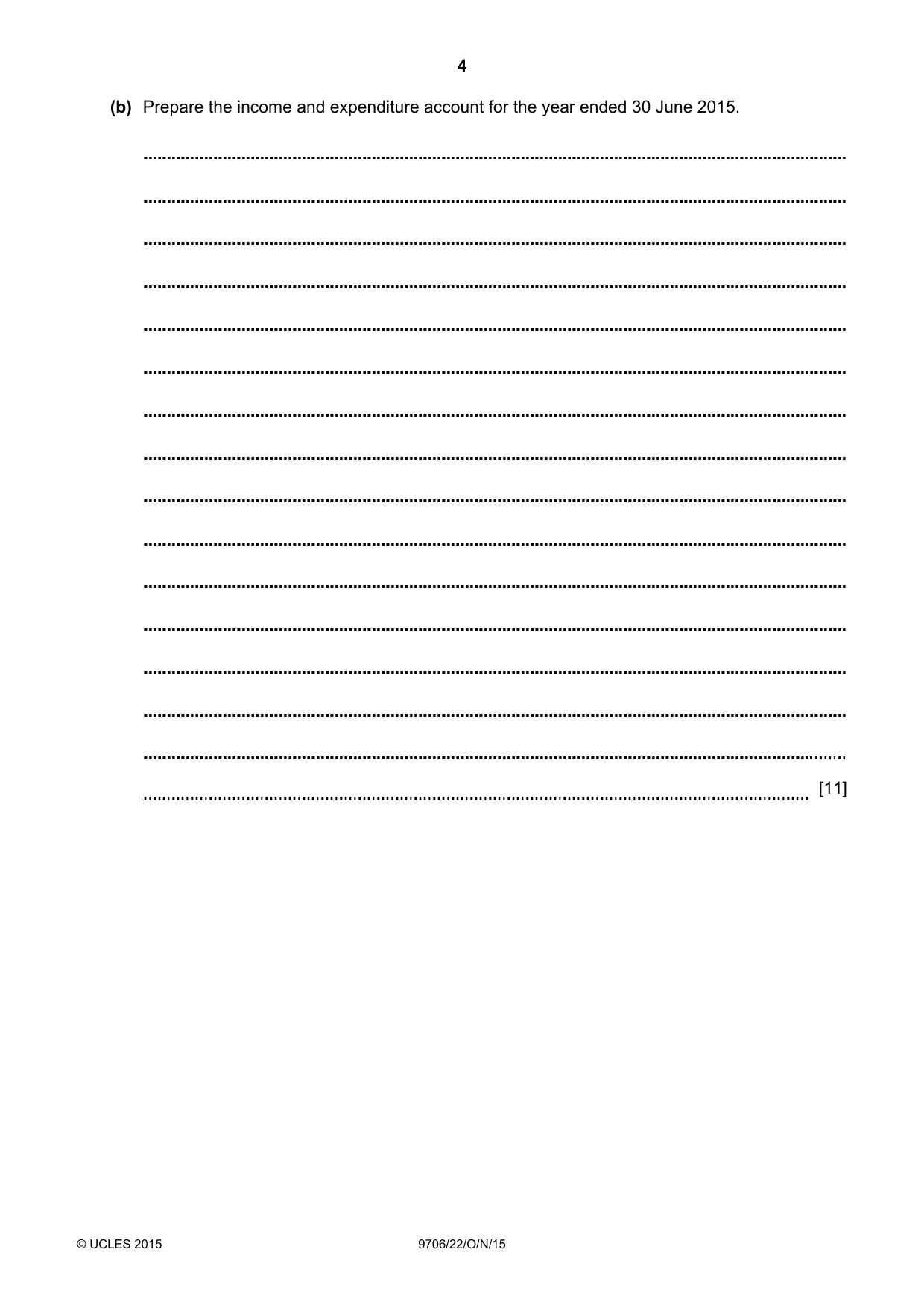 Cambridge A Level Accounting 9706 2015 Oct/Nov Paper 2 · Variant 2 question paper, page 4 of 16
