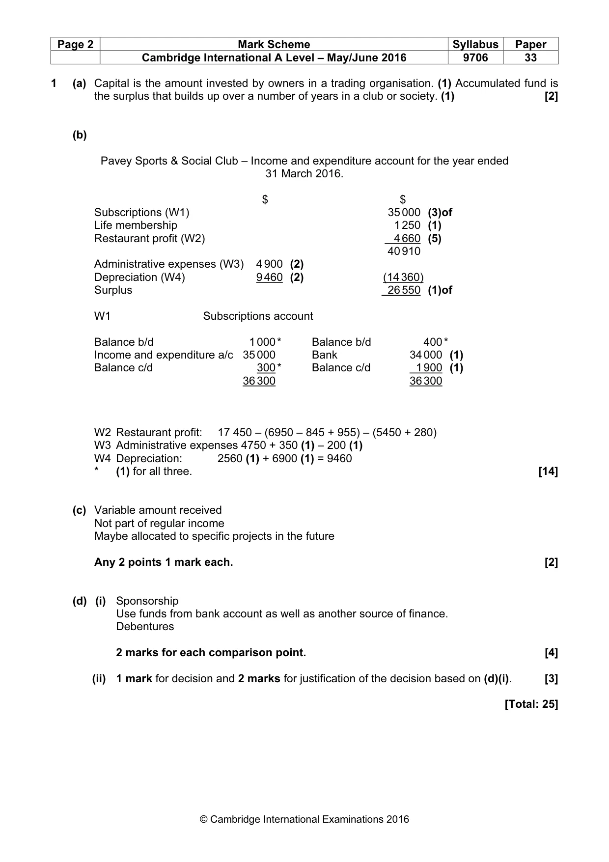 Mark scheme, page 2 of 9