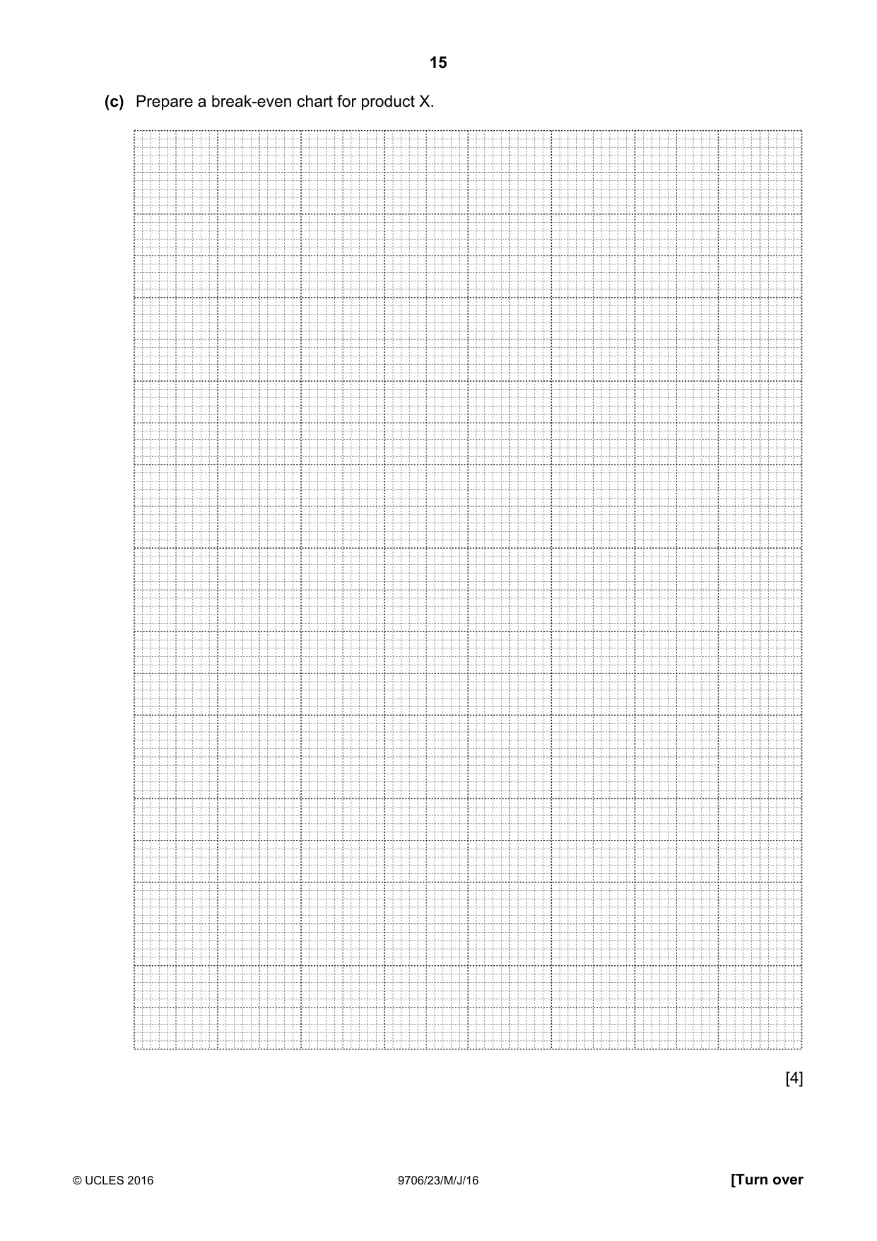 Cambridge A Level Accounting 9706 2016 May/June Paper 2 · Variant 3 question paper, page 15 of 20