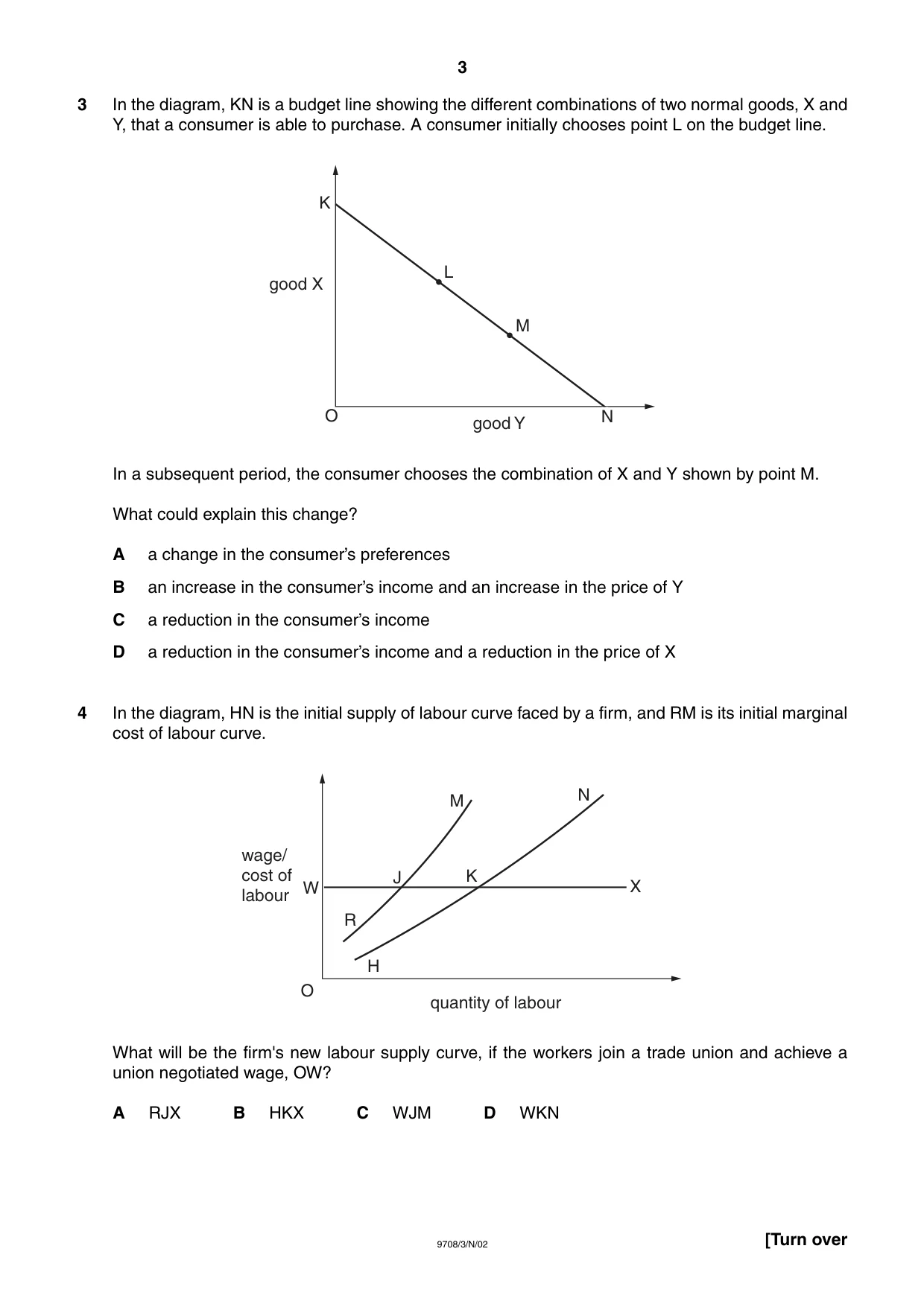 Cambridge A Level Economics 9708 2002 Oct/Nov Paper 3 · Variant 1 question paper, page 3 of 12
