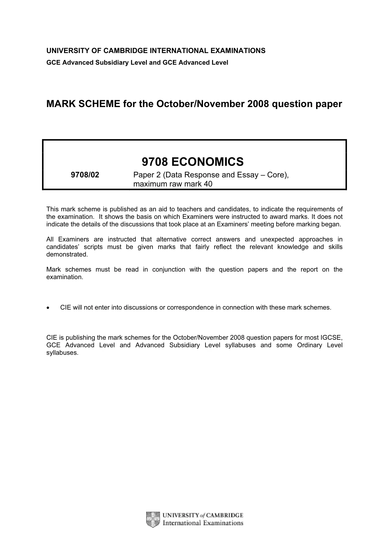 Mark scheme, page 1 of 4