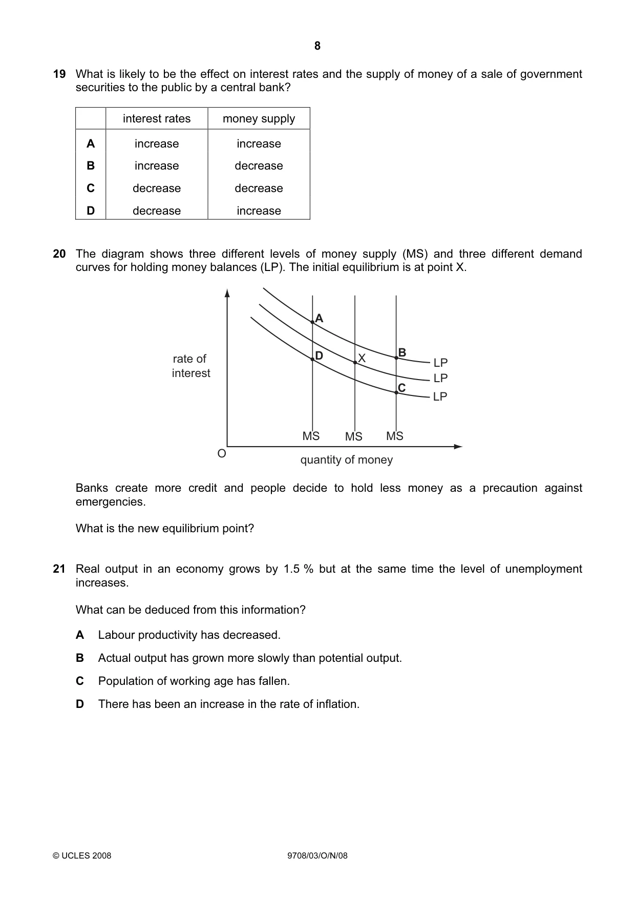 Cambridge A Level Economics 9708 2008 Oct/Nov Paper 3 · Variant 1 question paper, page 8 of 12