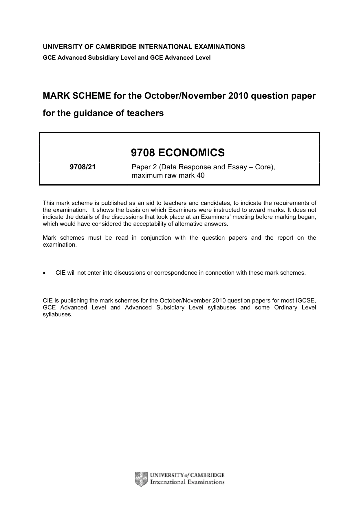 Mark scheme, page 1 of 4