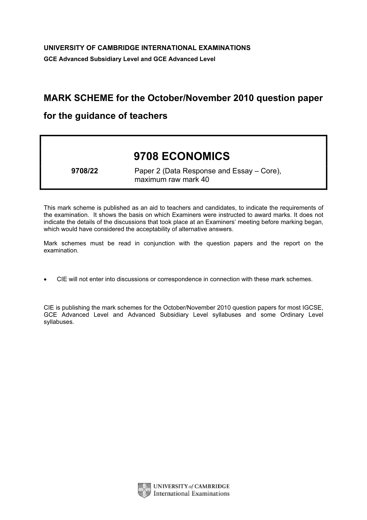 Mark scheme, page 1 of 4