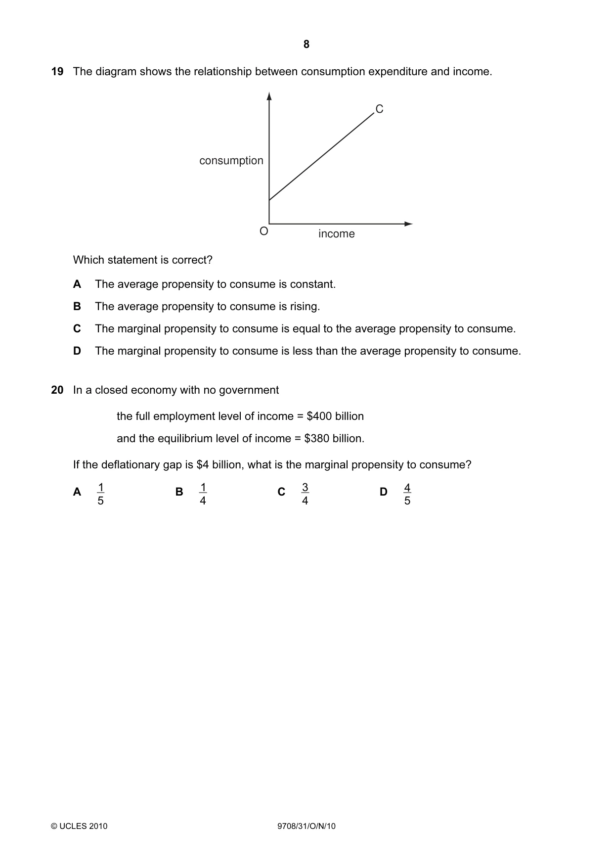 Cambridge A Level Economics 9708 2010 Oct/Nov Paper 3 · Variant 1 question paper, page 8 of 12