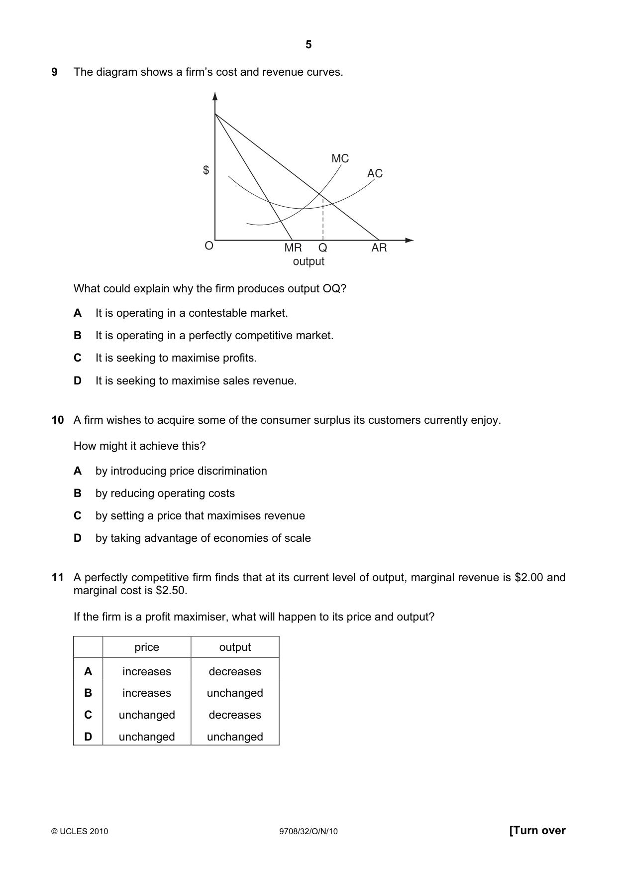 Cambridge A Level Economics 9708 2010 Oct/Nov Paper 3 · Variant 2 question paper, page 5 of 12