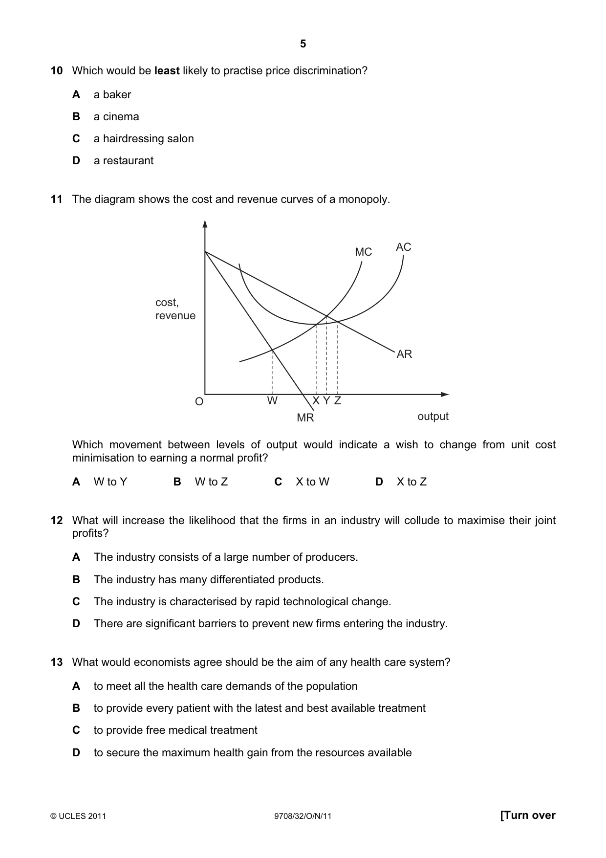 Cambridge A Level Economics 9708 2011 Oct/Nov Paper 3 · Variant 2 question paper, page 5 of 12