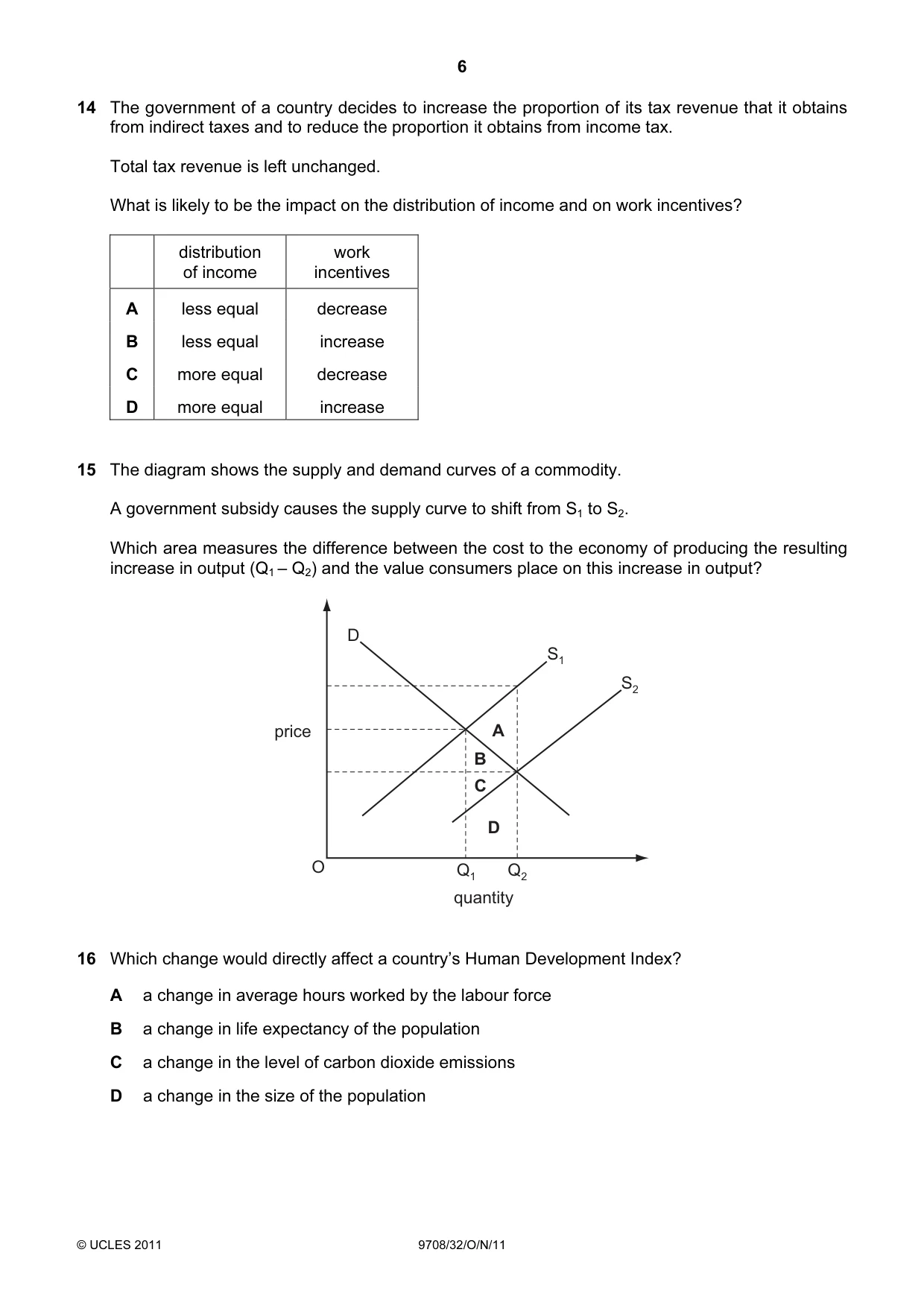 Cambridge A Level Economics 9708 2011 Oct/Nov Paper 3 · Variant 2 question paper, page 6 of 12