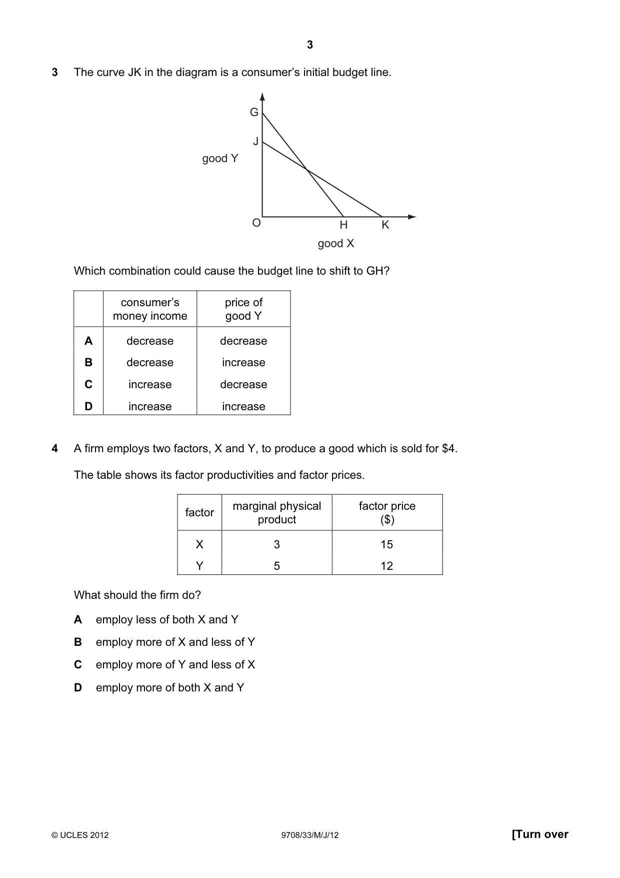 Cambridge A Level Economics 9708 2012 May/June Paper 3 · Variant 3 question paper, page 3 of 12