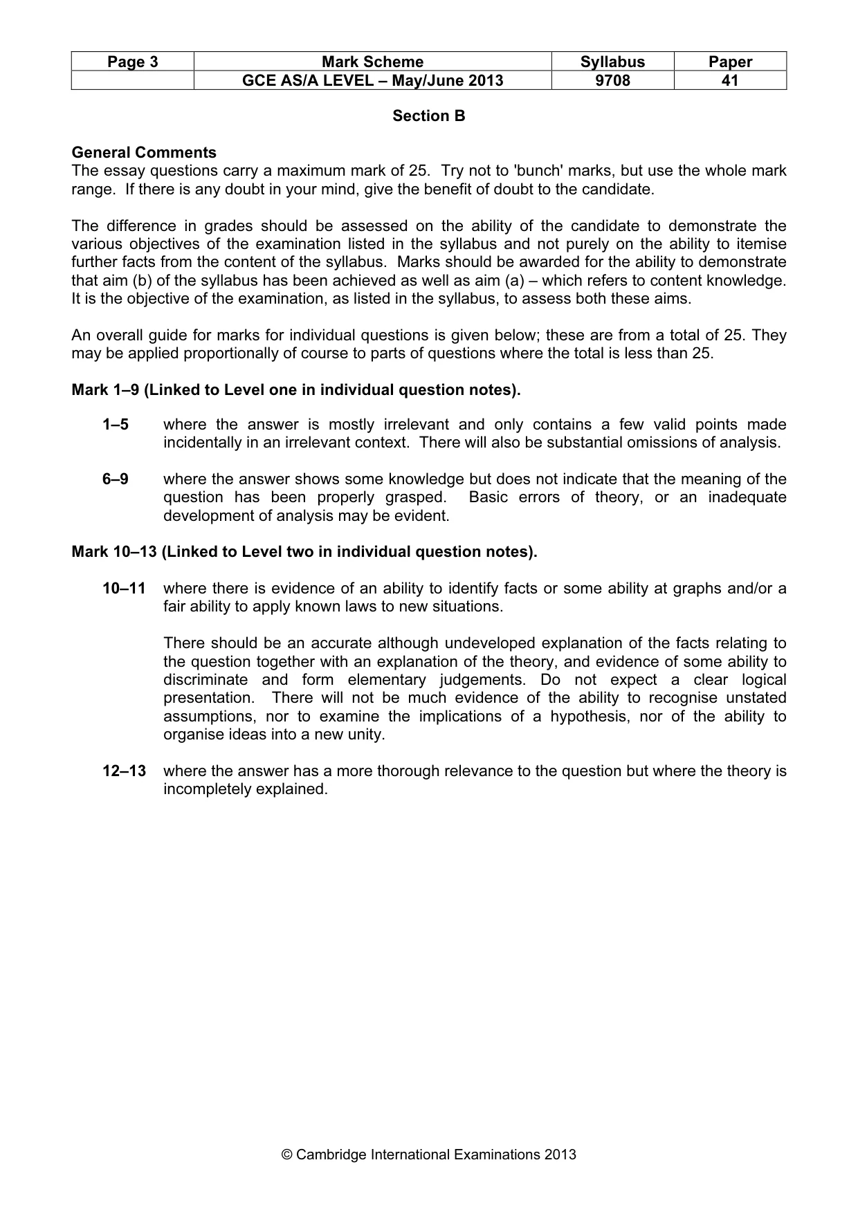 Mark scheme, page 3 of 10