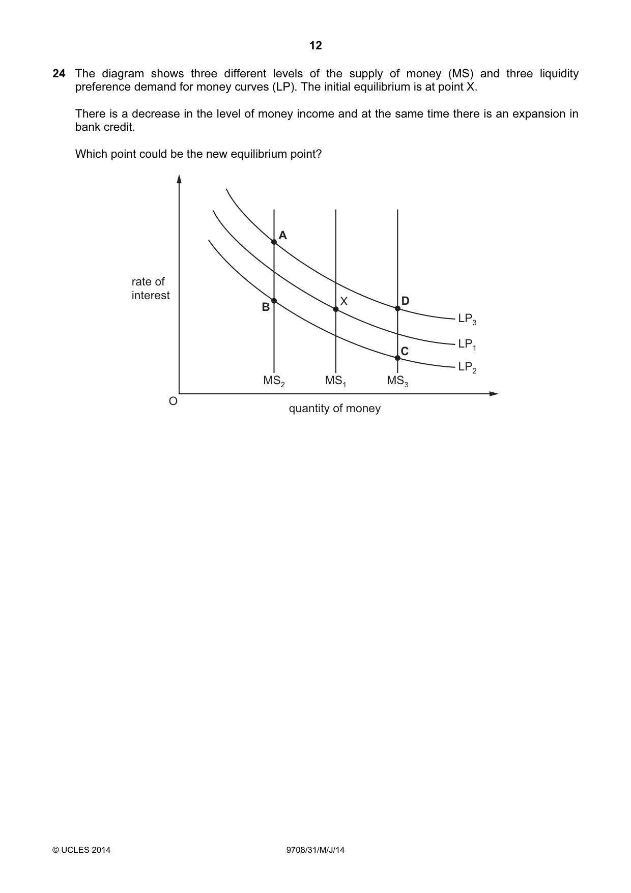 Cambridge A Level Economics 9708 2014 May/June Paper 3 · Variant 1 question paper, page 12 of 16
