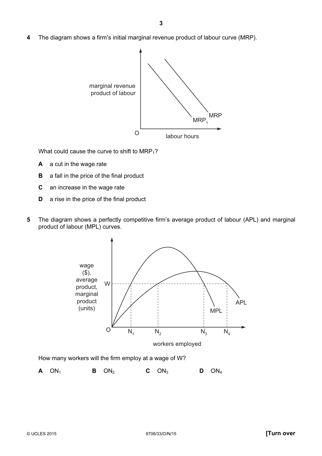 Cambridge A Level Economics 9708 2015 Oct/Nov Paper 3 · Variant 3 question paper, page 3 of 12