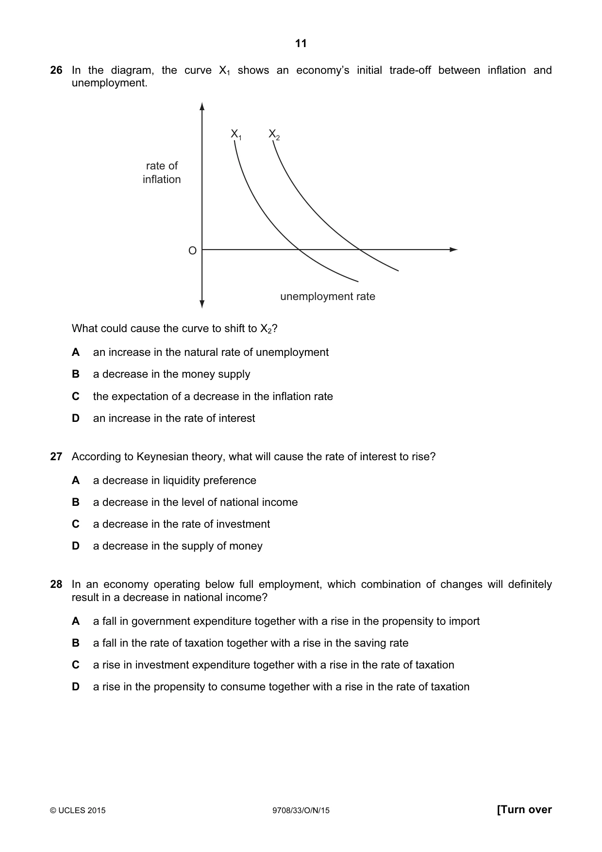Cambridge A Level Economics 9708 2015 Oct/Nov Paper 3 · Variant 3 question paper, page 11 of 12