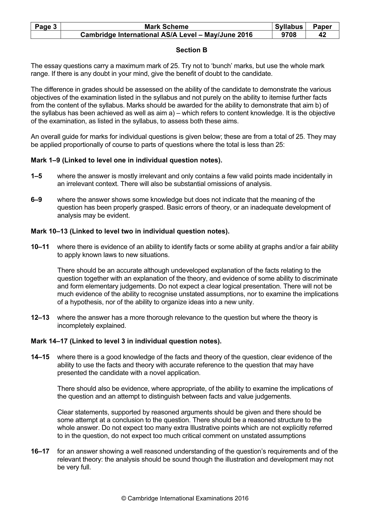Mark scheme, page 3 of 10