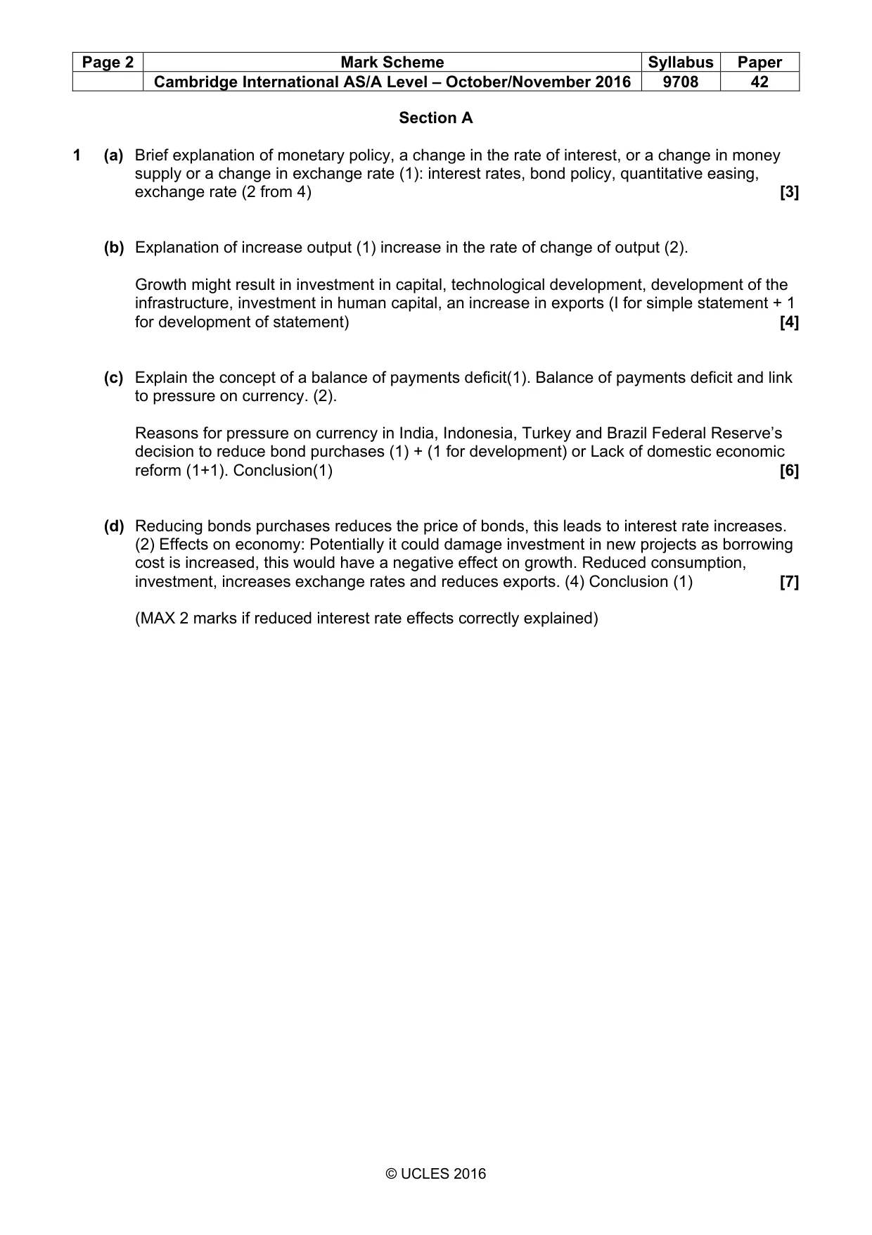 Mark scheme, page 2 of 8