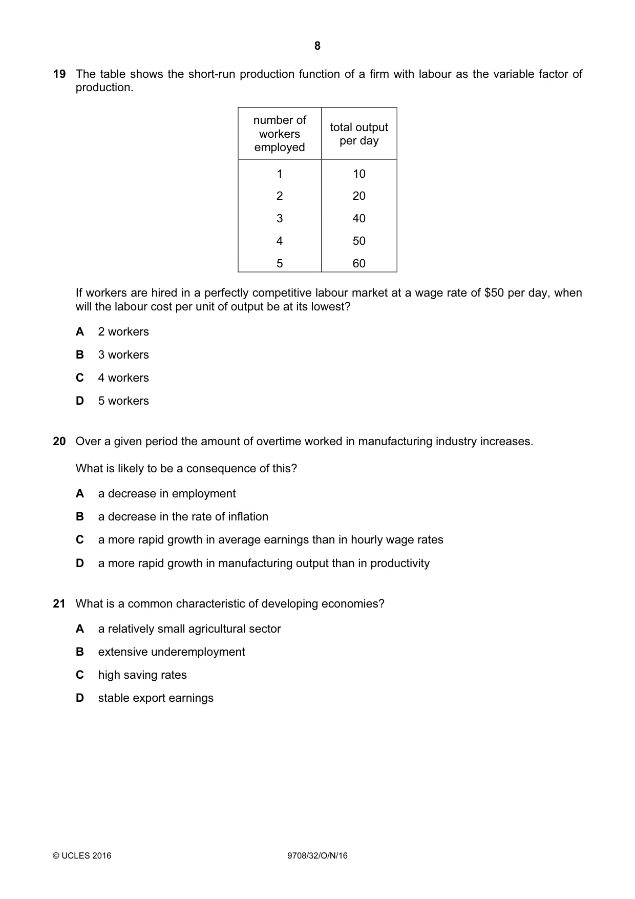 Cambridge A Level Economics 9708 2016 Oct/Nov Paper 3 · Variant 2 question paper, page 8 of 12