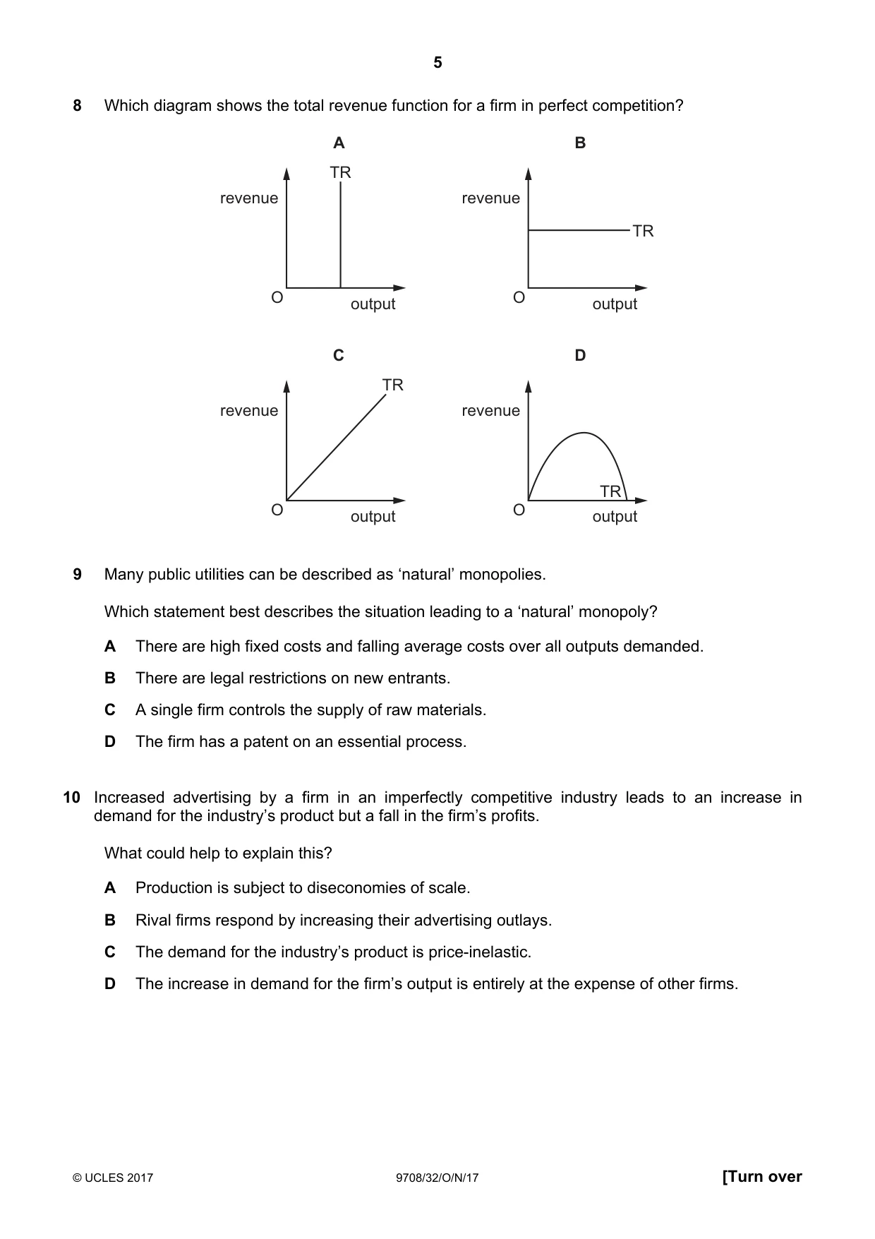 Cambridge A Level Economics 9708 2017 Oct/Nov Paper 3 · Variant 2 question paper, page 5 of 12