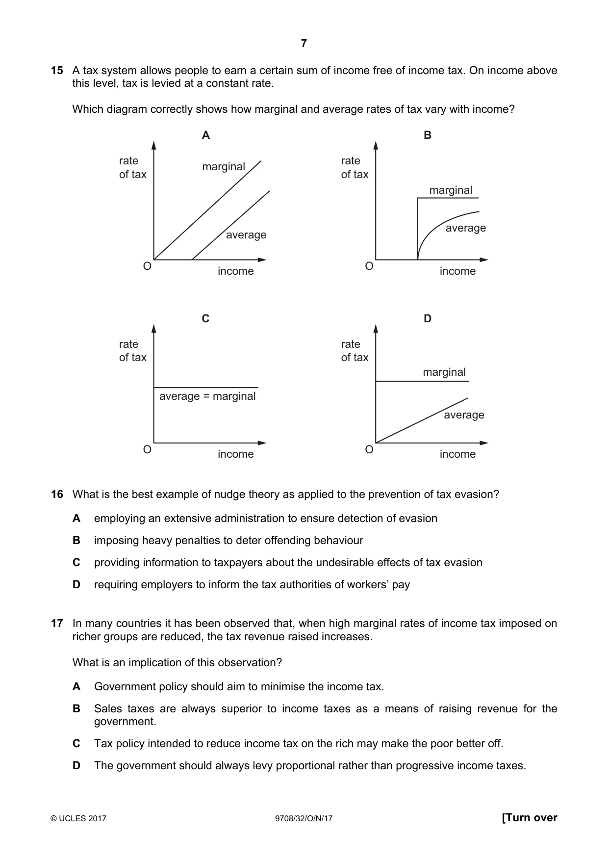 Cambridge A Level Economics 9708 2017 Oct/Nov Paper 3 · Variant 2 question paper, page 7 of 12