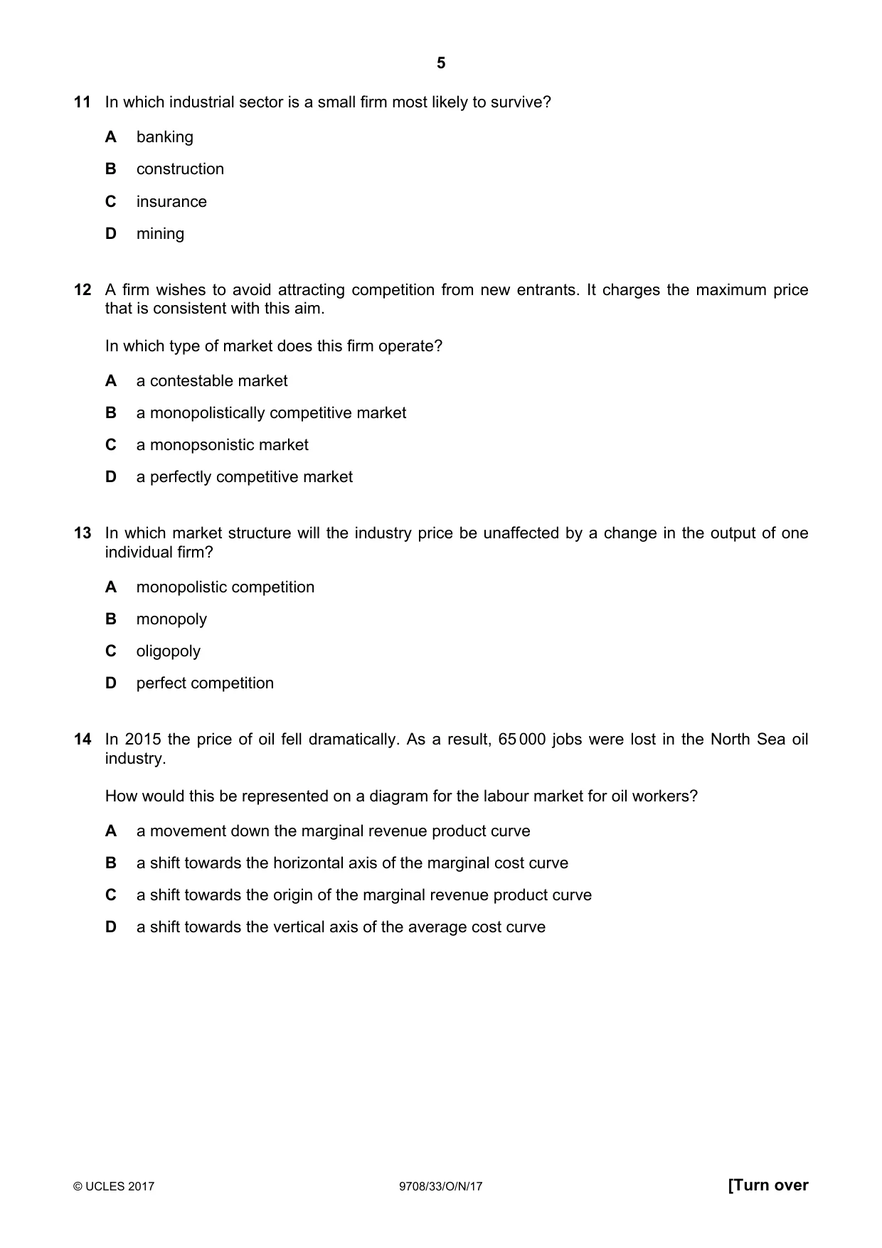 Cambridge A Level Economics 9708 2017 Oct/Nov Paper 3 · Variant 3 question paper, page 5 of 12