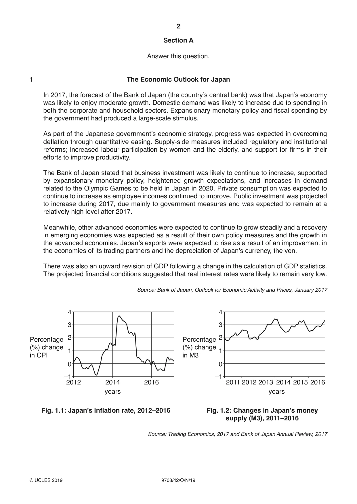 Cambridge A Level Economics 9708 2019 Oct/Nov Paper 4 · Variant 2 question paper, page 2 of 4