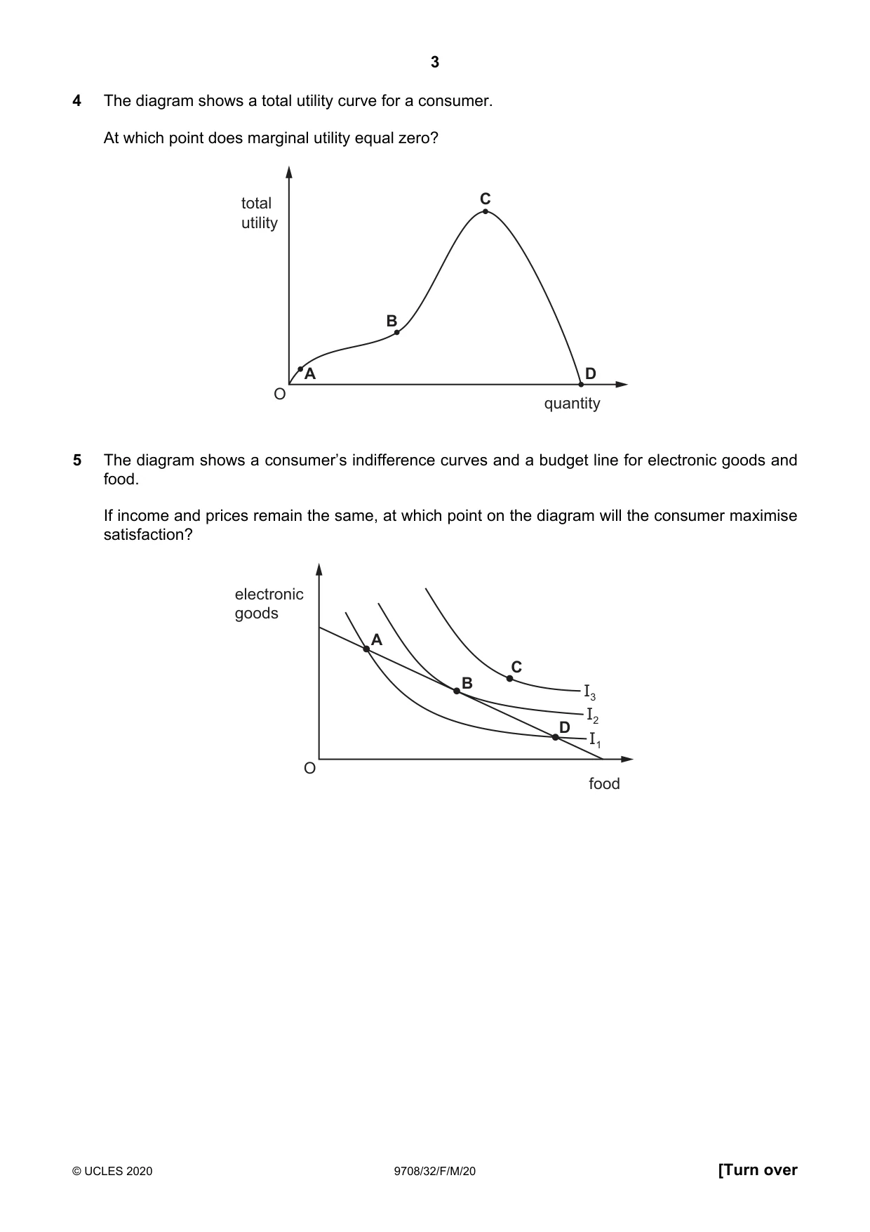 Cambridge A Level Economics 9708 2020 Feb/March Paper 3 · Variant 2 question paper, page 3 of 12