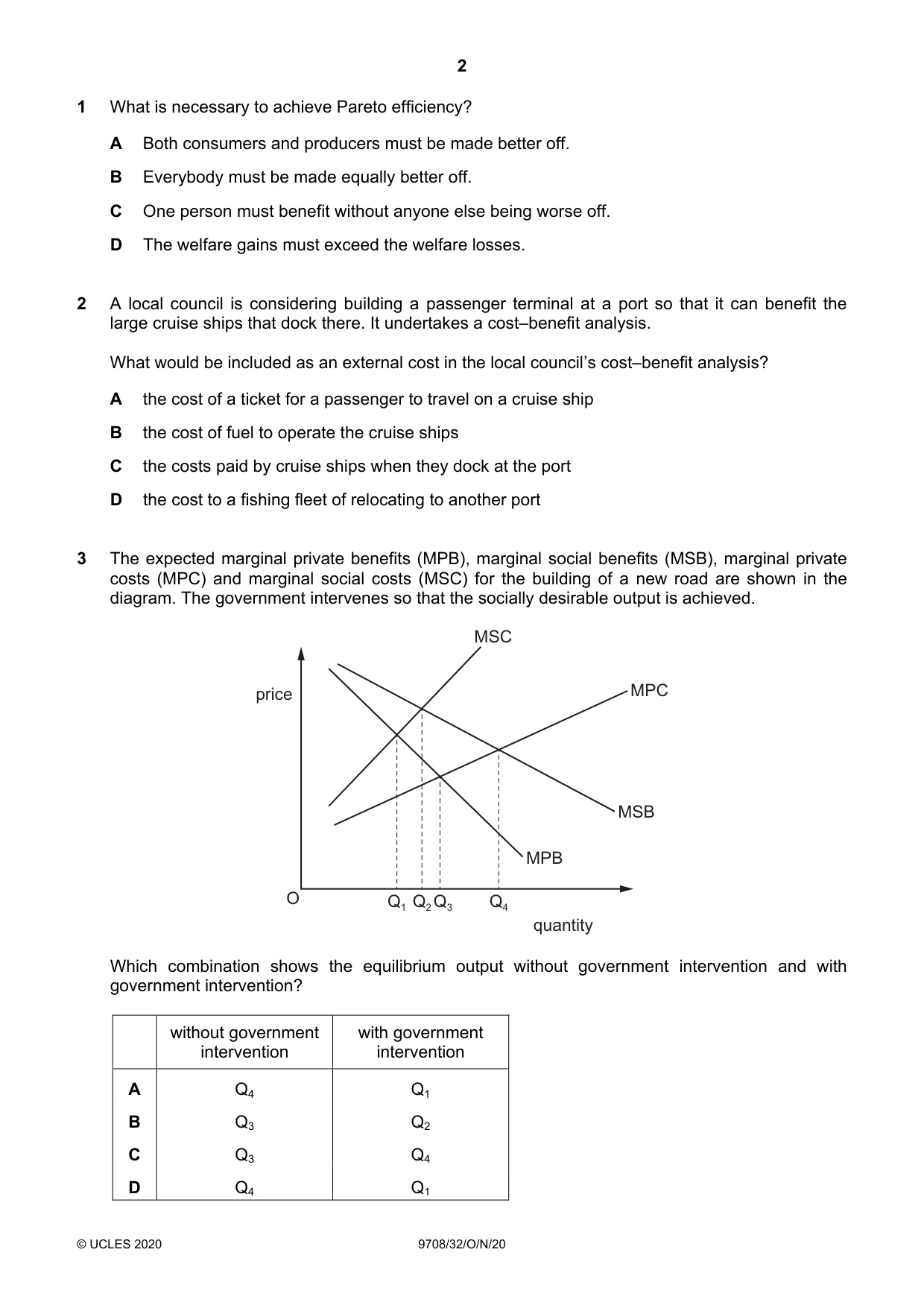 Cambridge A Level Economics 9708 2020 Oct/Nov Paper 3 · Variant 2 question paper, page 2 of 12
