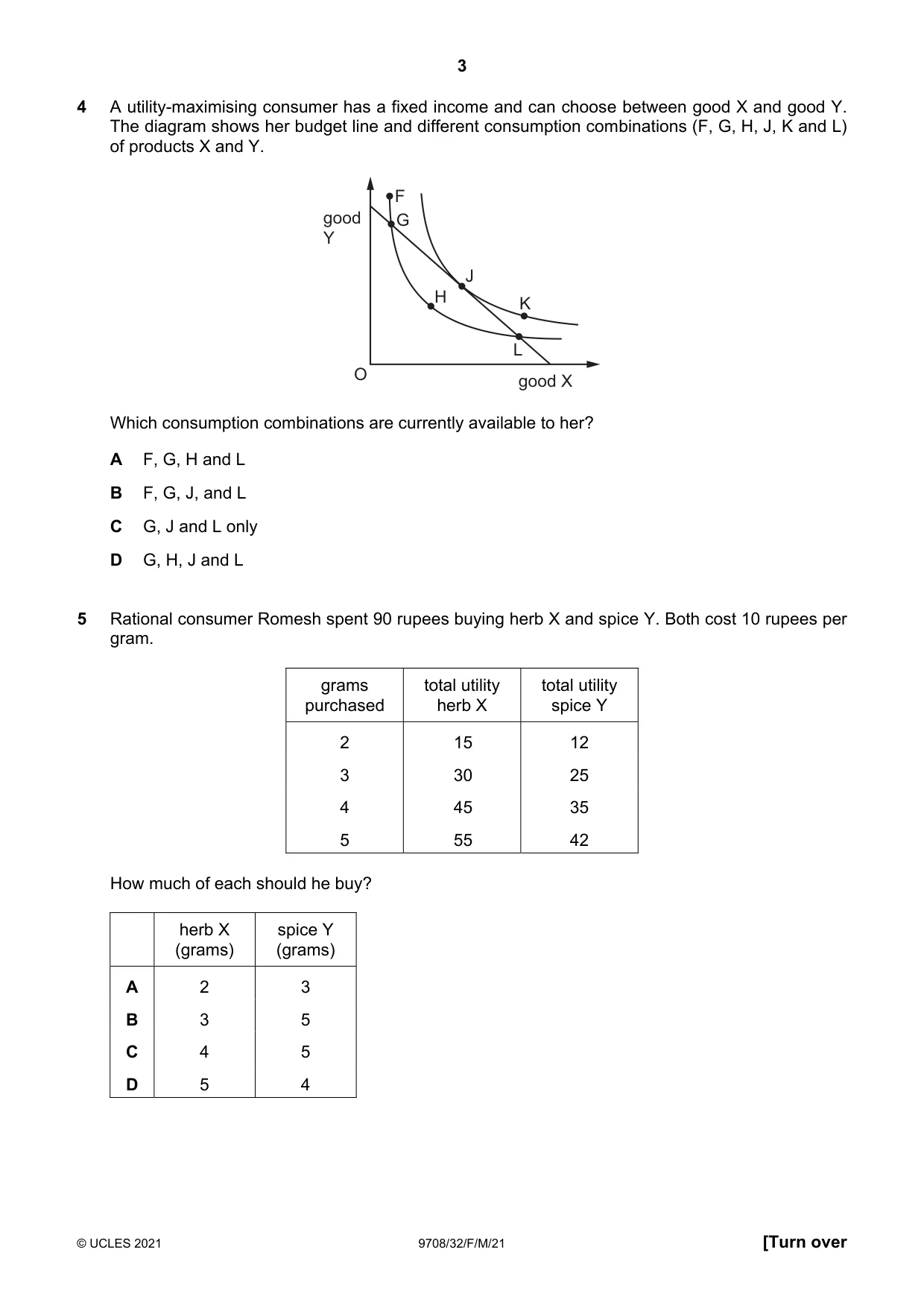Cambridge A Level Economics 9708 2021 Feb/March Paper 3 · Variant 2 question paper, page 3 of 12