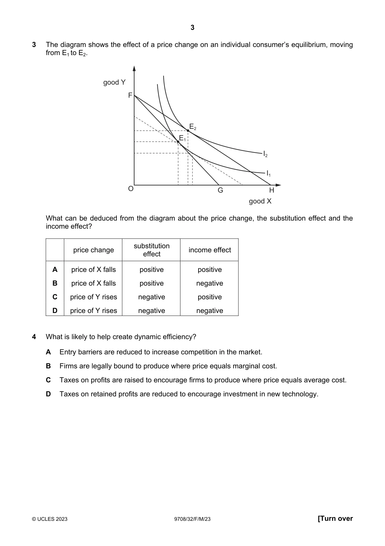 Cambridge A Level Economics 9708 2023 Feb/March Paper 3 · Variant 2 question paper, page 3 of 12