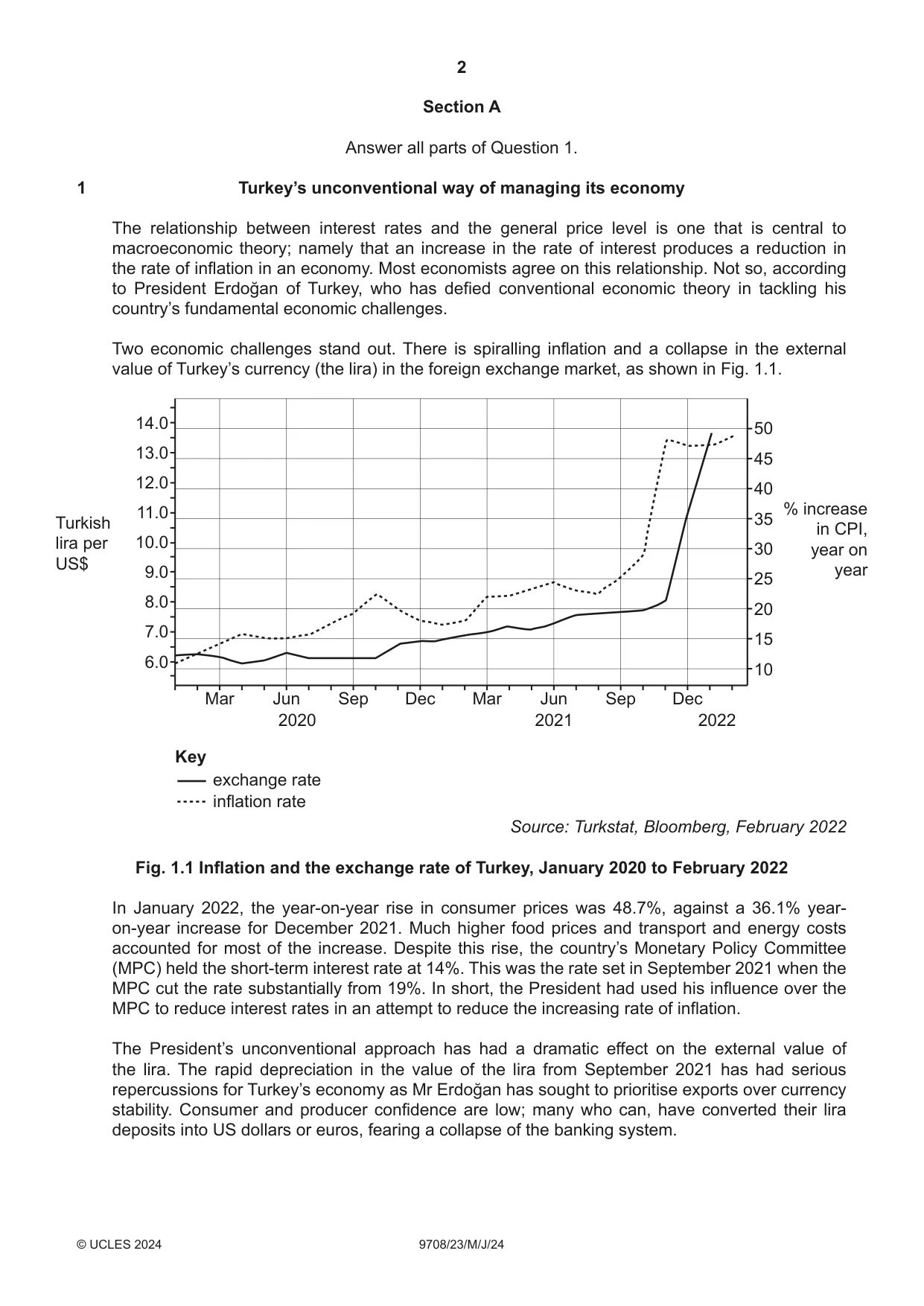Cambridge A Level Economics 9708 2024 May/June Paper 2 · Variant 3 question paper, page 2 of 4