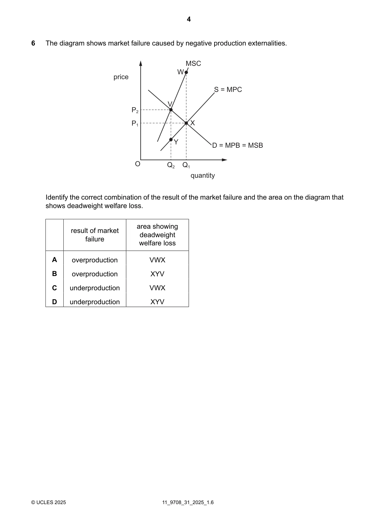 Cambridge A Level Economics 9708 2025 Oct/Nov Paper 3 · Variant 1 question paper, page 4 of 12