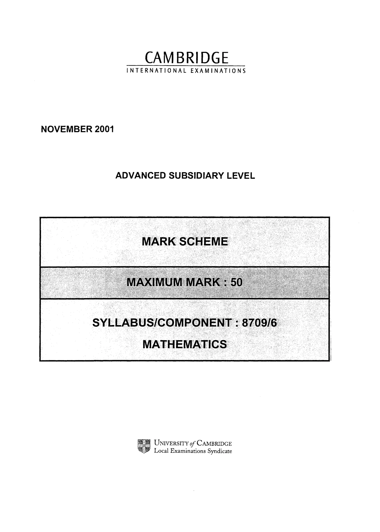 Mark scheme, page 1 of 4