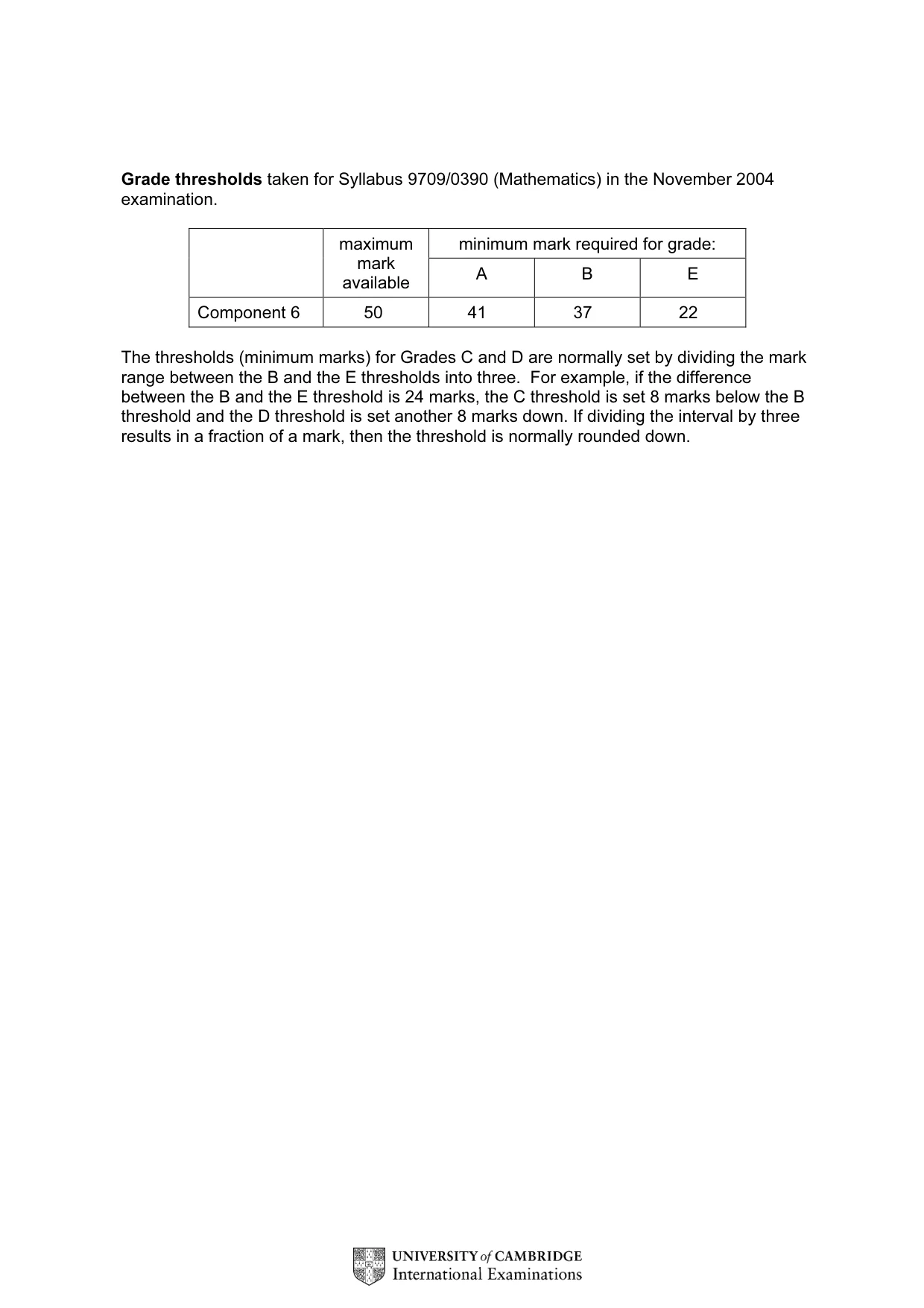 Mark scheme, page 2 of 9