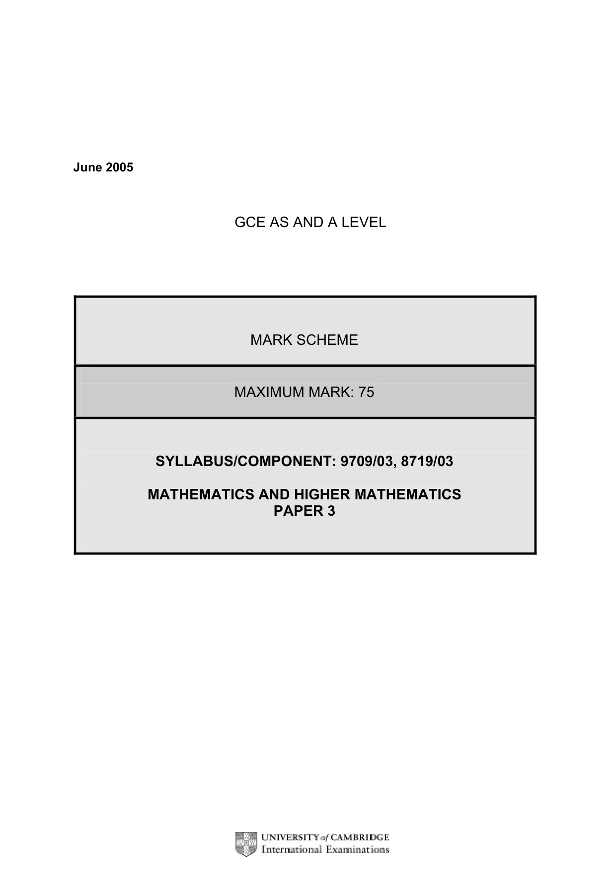 Mark scheme, page 5 of 10