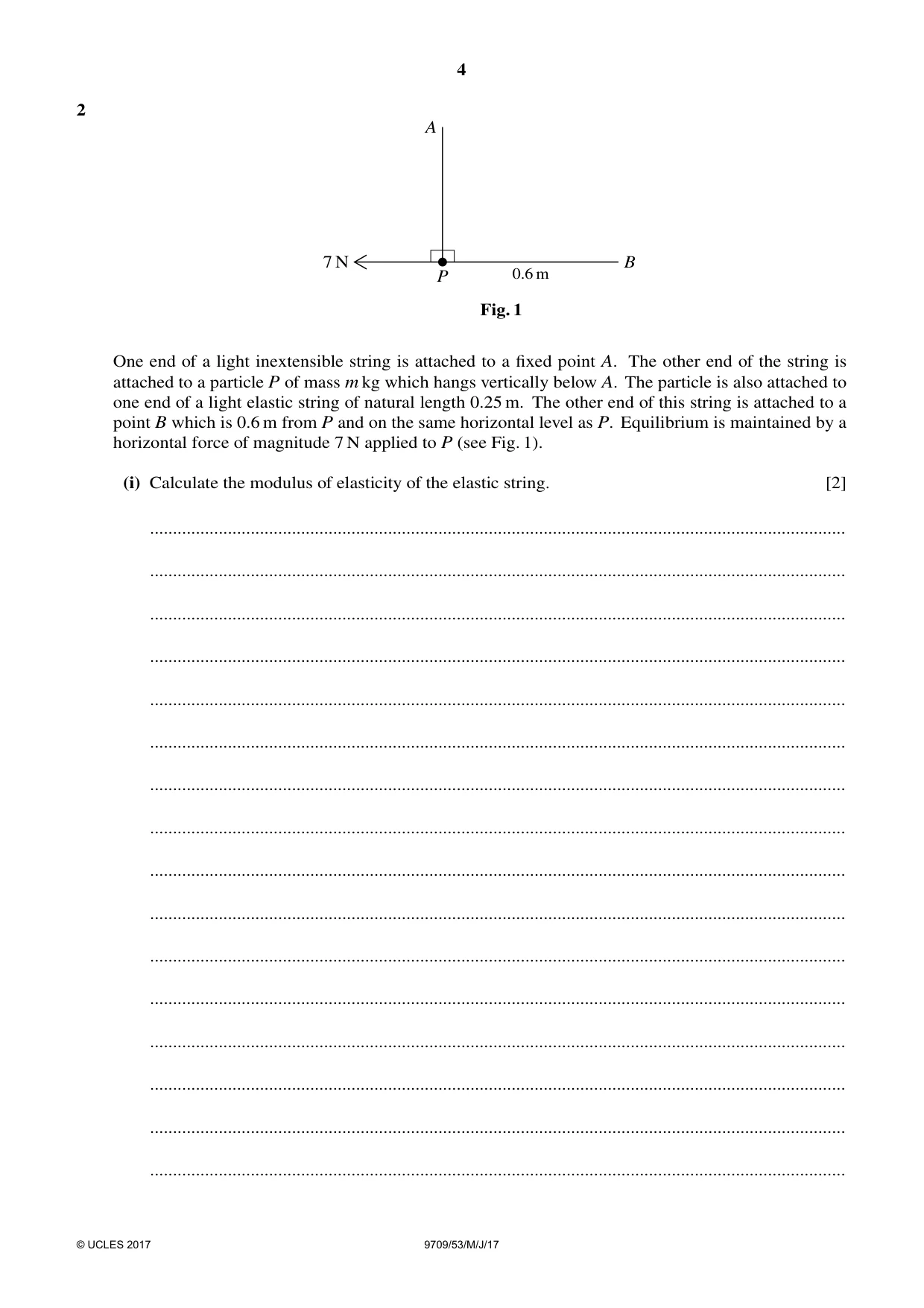 Cambridge A Level Mathematics 9709 2017 May/June Paper 5 · Variant 3 question paper, page 4 of 16