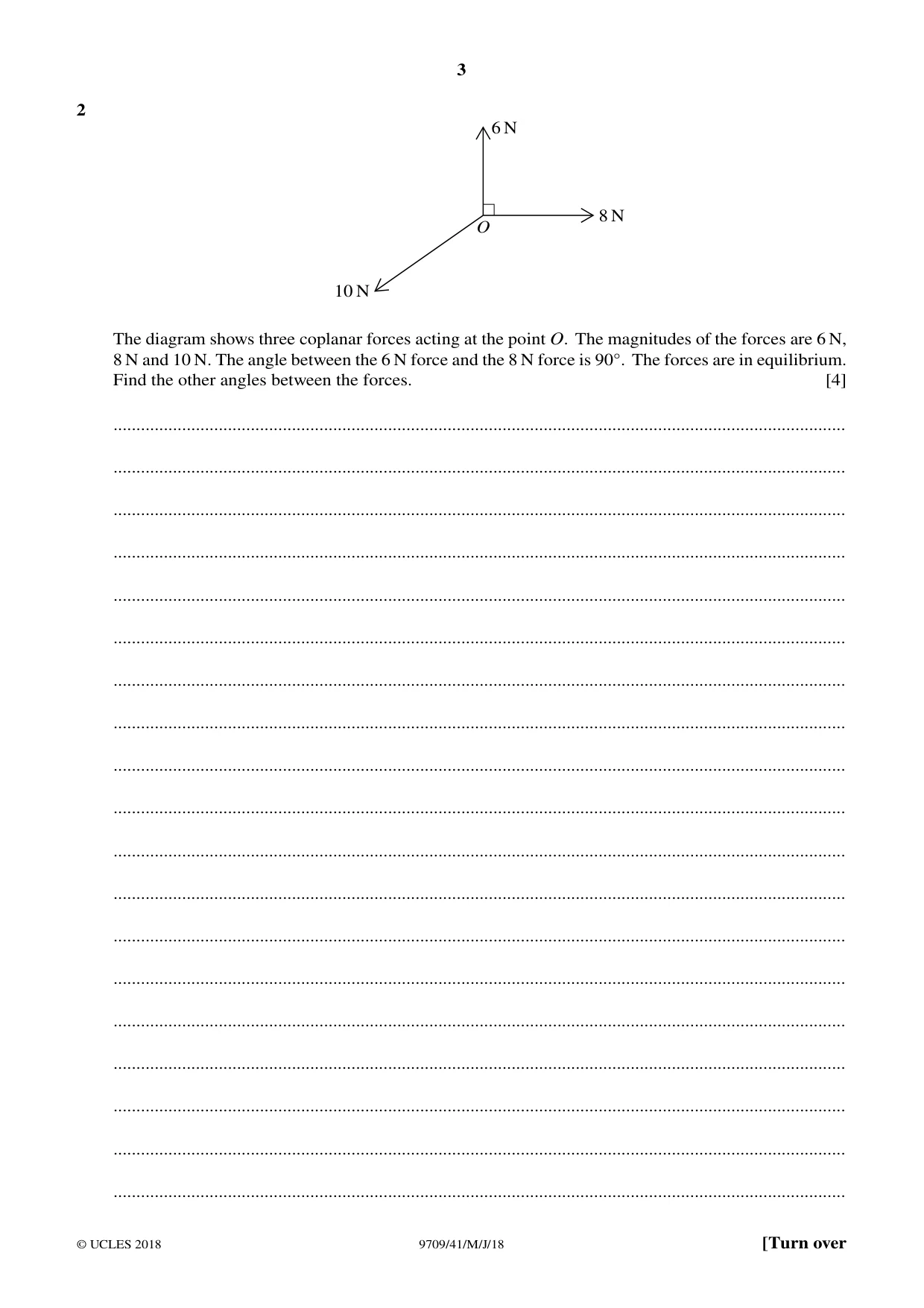 Cambridge A Level Mathematics 9709 2018 May/June Paper 4 · Variant 1 question paper, page 3 of 16