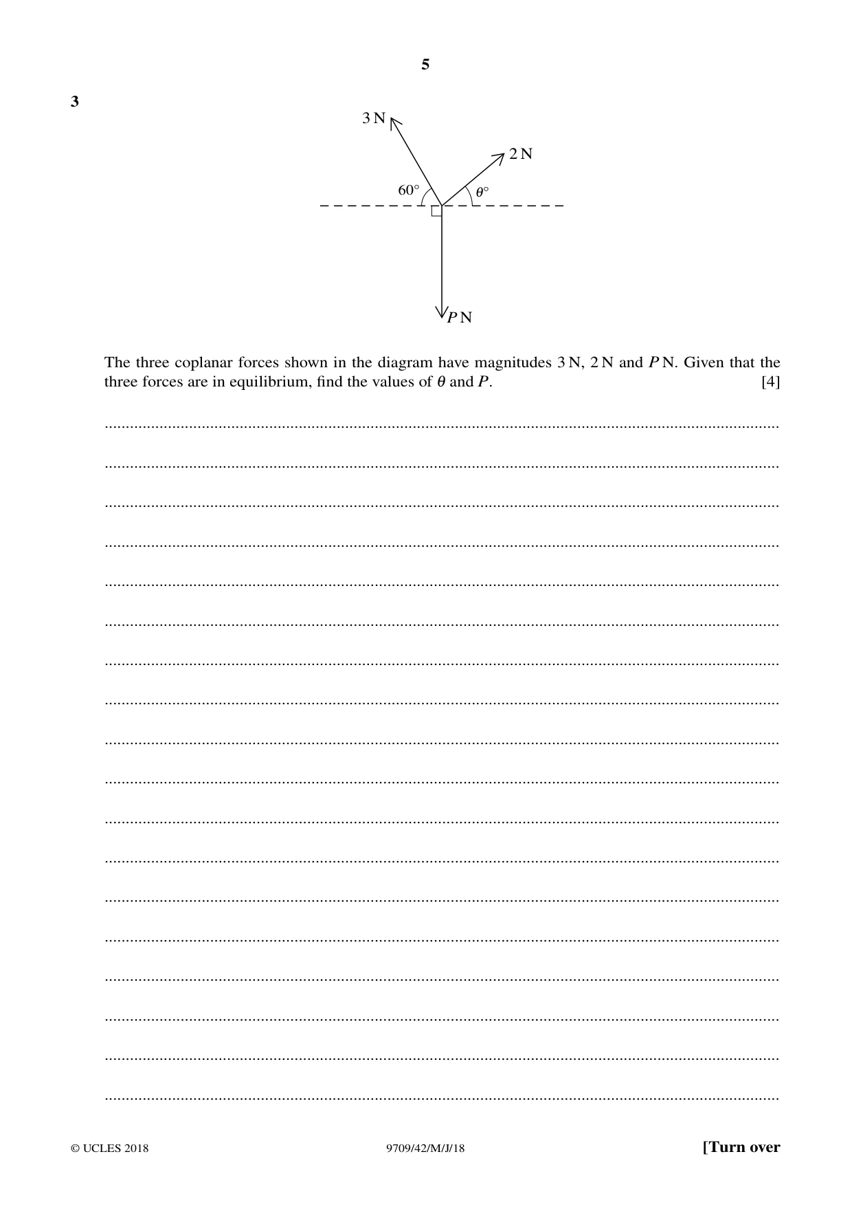 Cambridge A Level Mathematics 9709 2018 May/June Paper 4 · Variant 2 question paper, page 5 of 16
