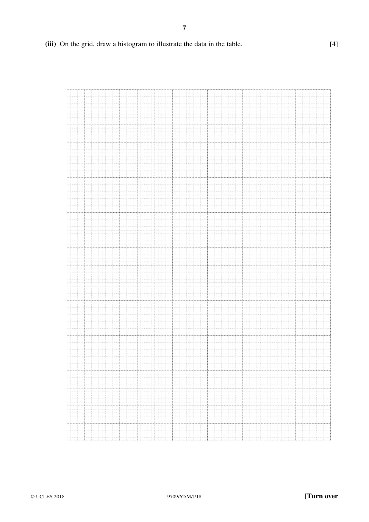 Cambridge A Level Mathematics 9709 2018 May/June Paper 6 · Variant 2 question paper, page 7 of 12