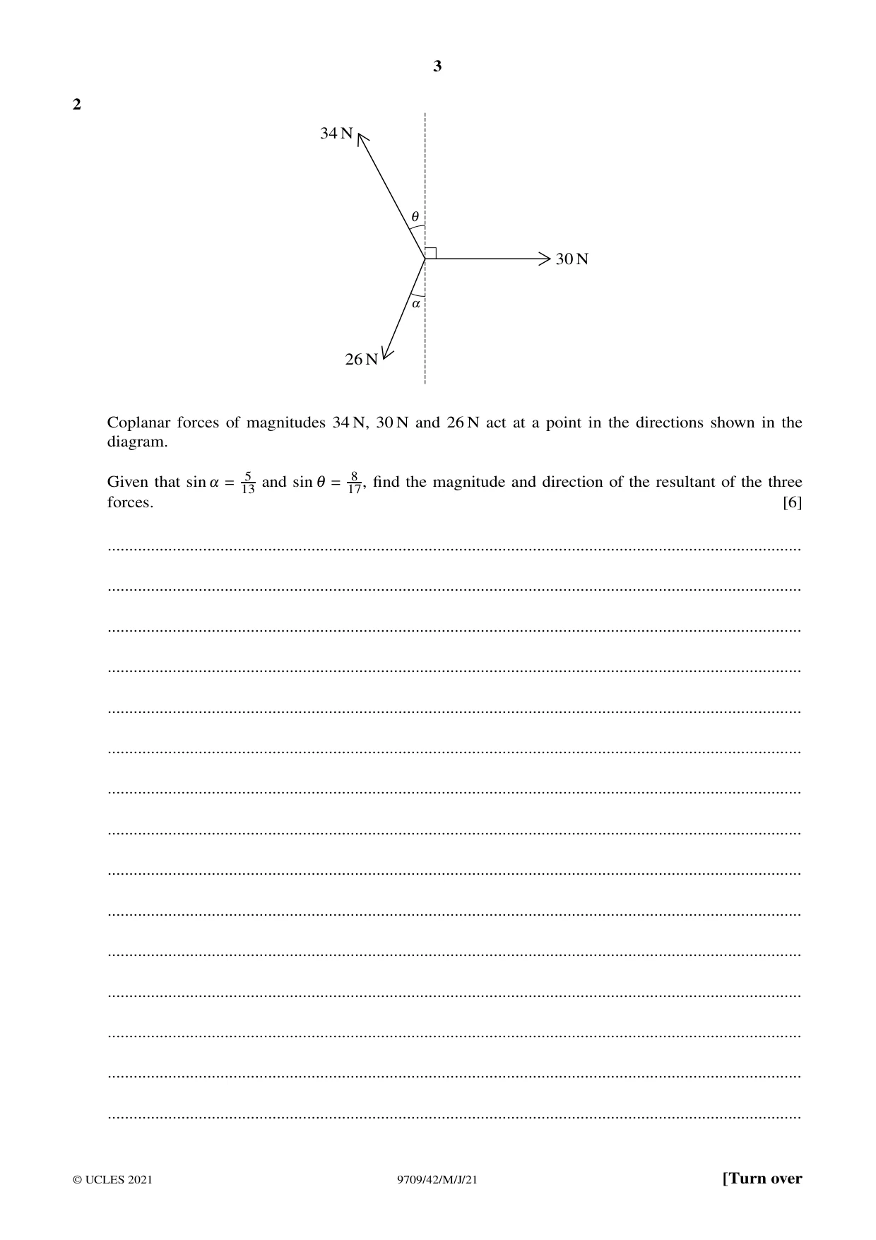 Cambridge A Level Mathematics 9709 2021 May/June Paper 4 · Variant 2 question paper, page 3 of 12